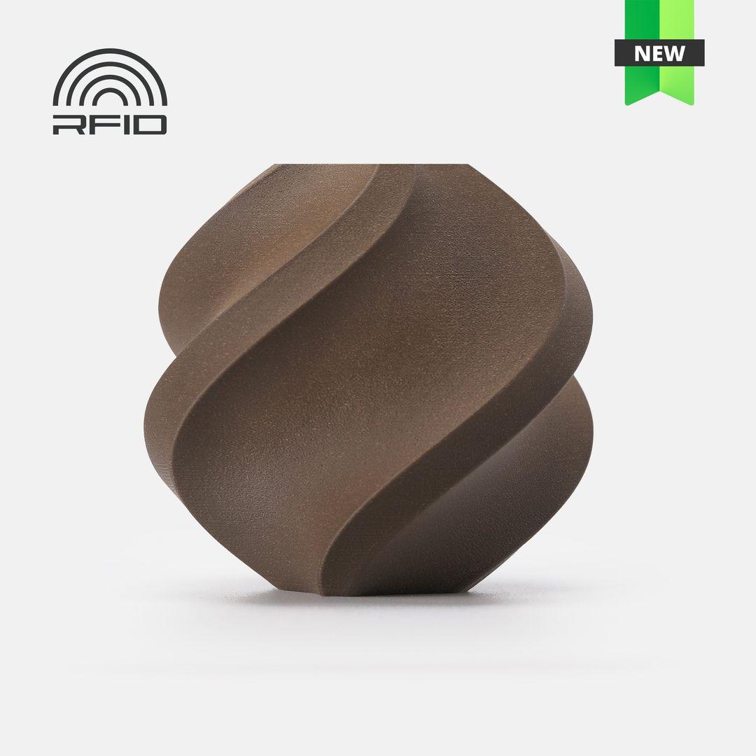 PLA Wood - Filament with spool / Black Walnut (13107) / 1 kg