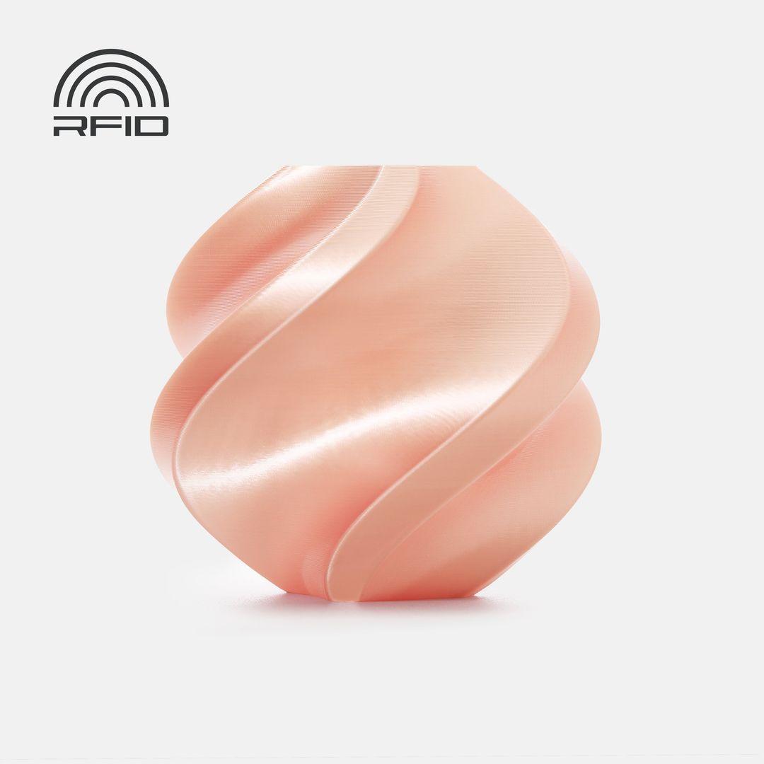 Bambulab PLA Silk+ Filament mit Spule 1kg Pink
