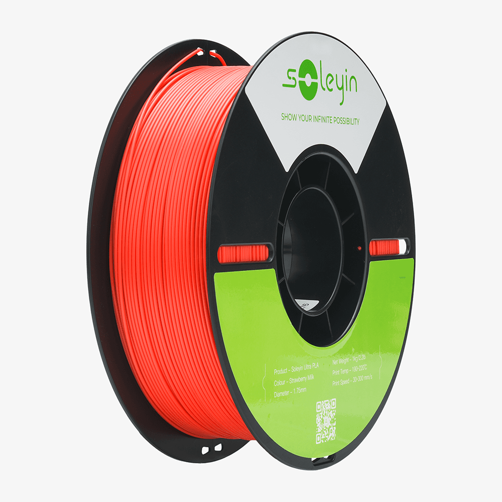 Soleyin Ultra PLA 1,75mm 1kg - Erdbeermilch