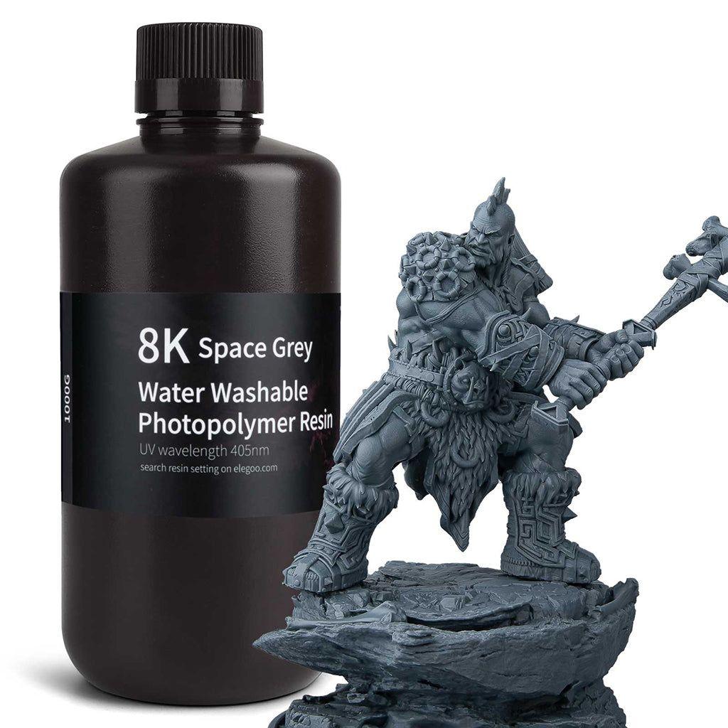 8K wasserwaschbares Harz 1 kg - Space Grey
