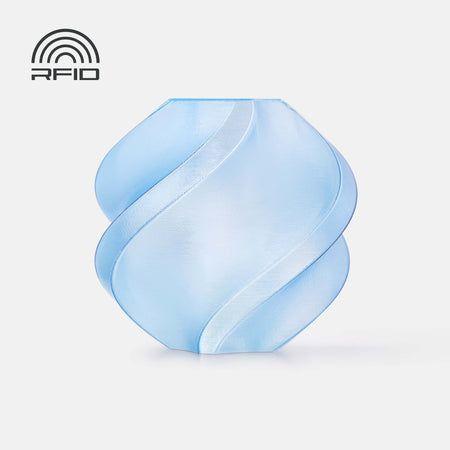 PETG Durchscheinend Refill / 1 kg / Durchscheinendes Hellblau