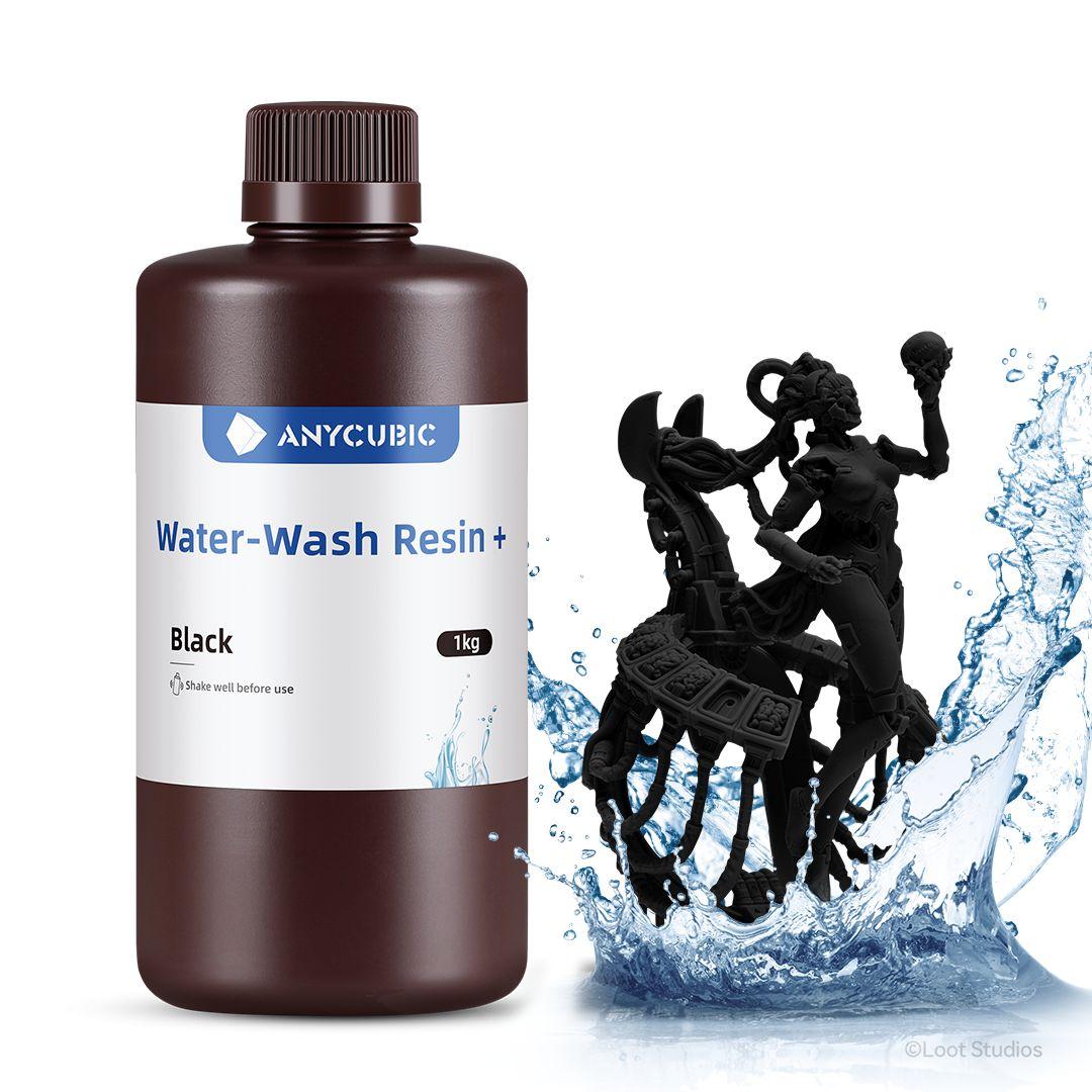 Water Washable Resin+ - 1KG / Schwarz