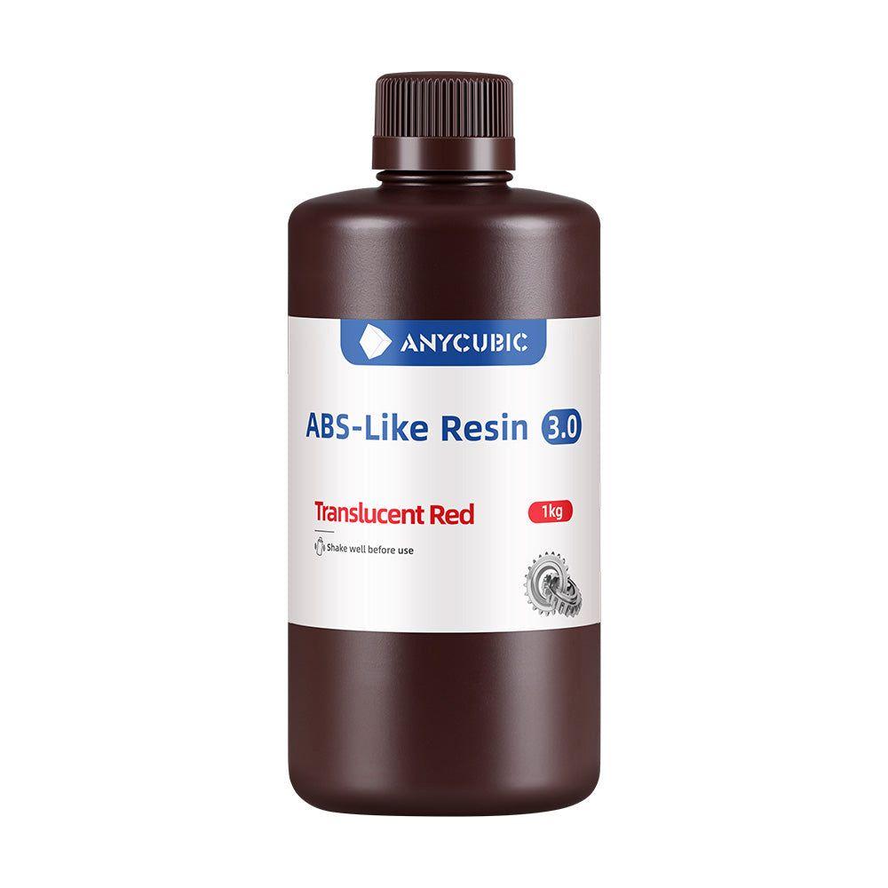 Anycubic ABS-Like Resin 3.0 - Transluzent Rot 1KG