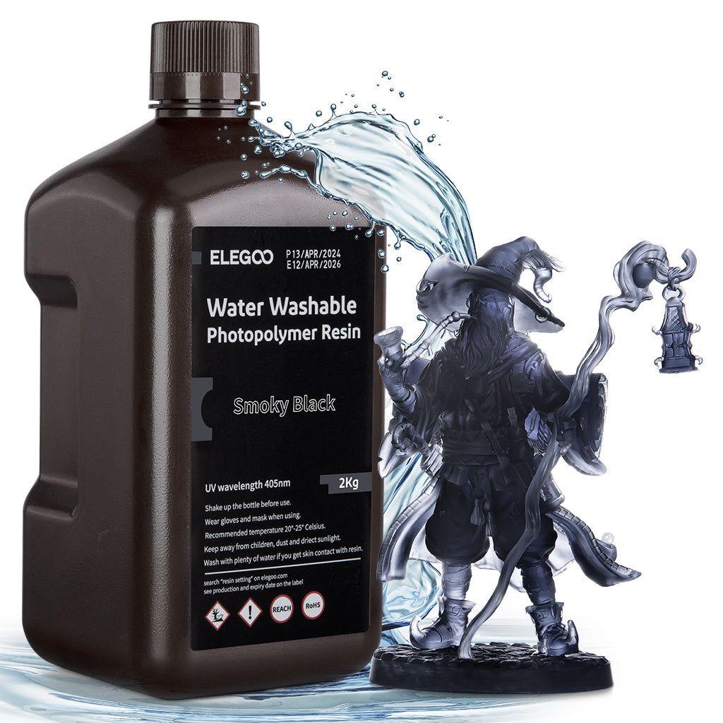 Mit wasserwaschbares Harz gefärbter 2 kg - #Smoky Black