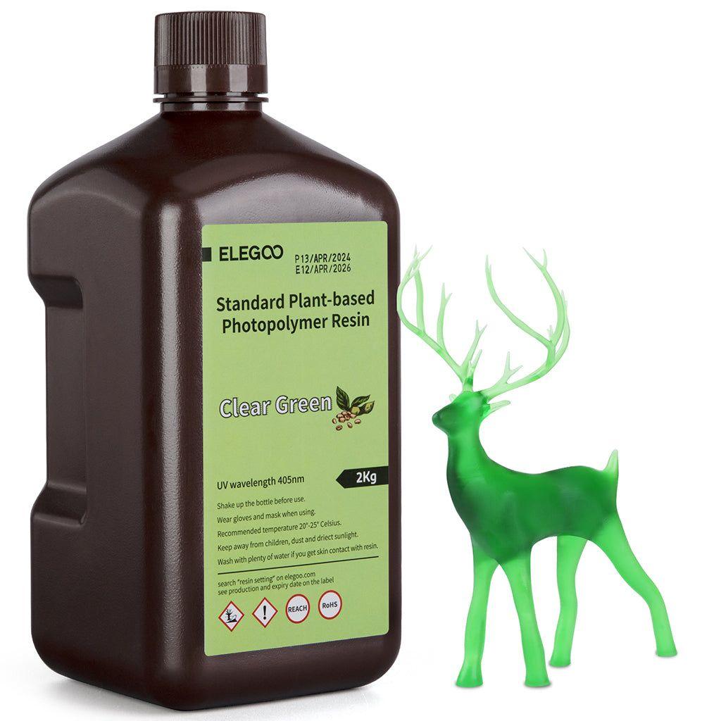 2 kg standardmäßige harzbasierte Harzbasis - #Clear Green