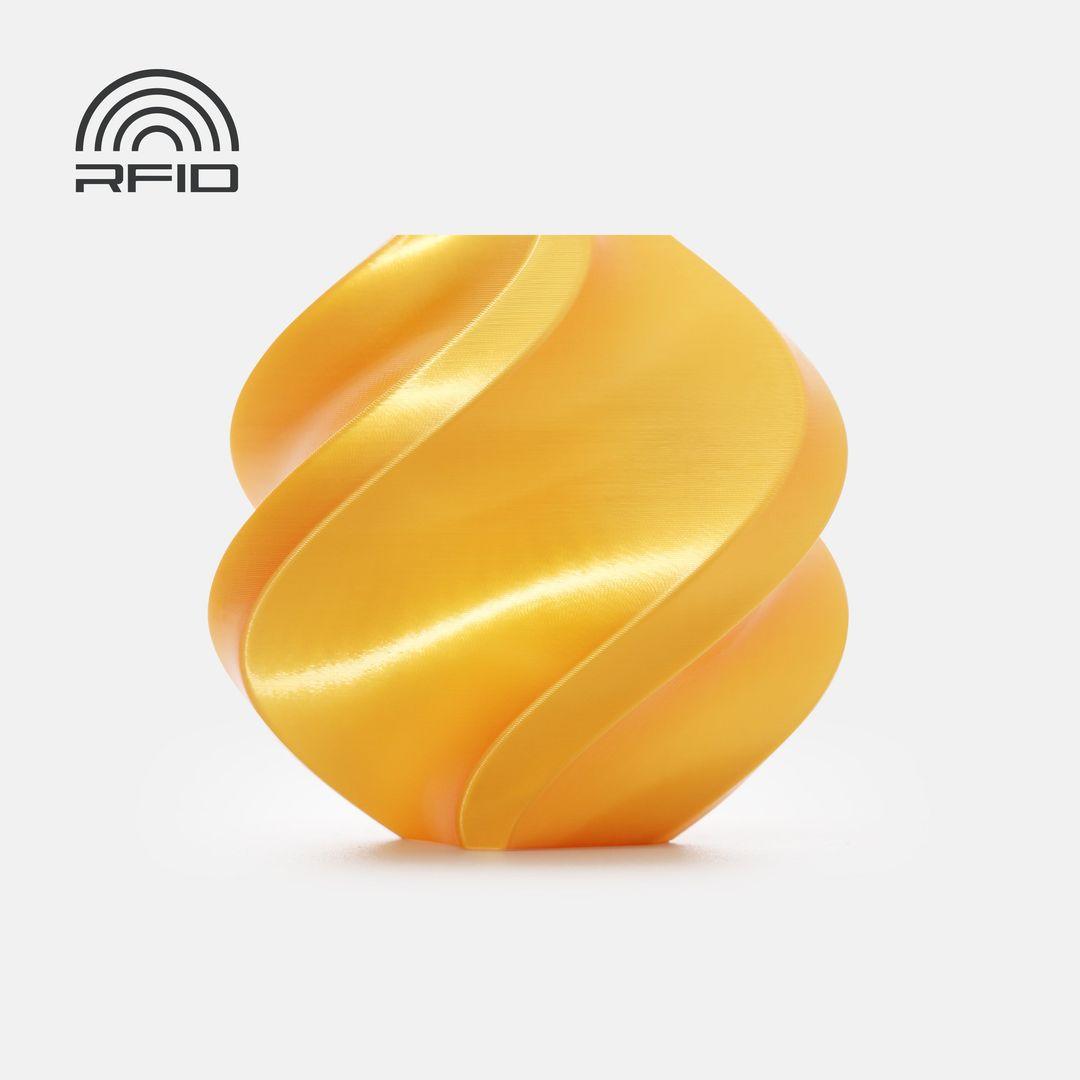 Bambulab PLA Silk+ Filament mit Spule 1kg Gold