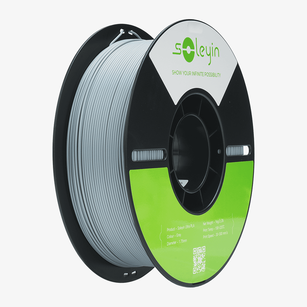 Soleyin Ultra PLA 1,75mm 1kg - Grau