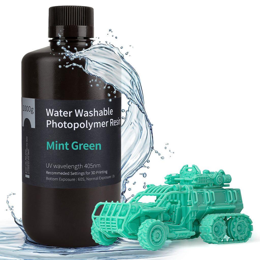 Water-washable Resin Colored 1KG - Minzgrün