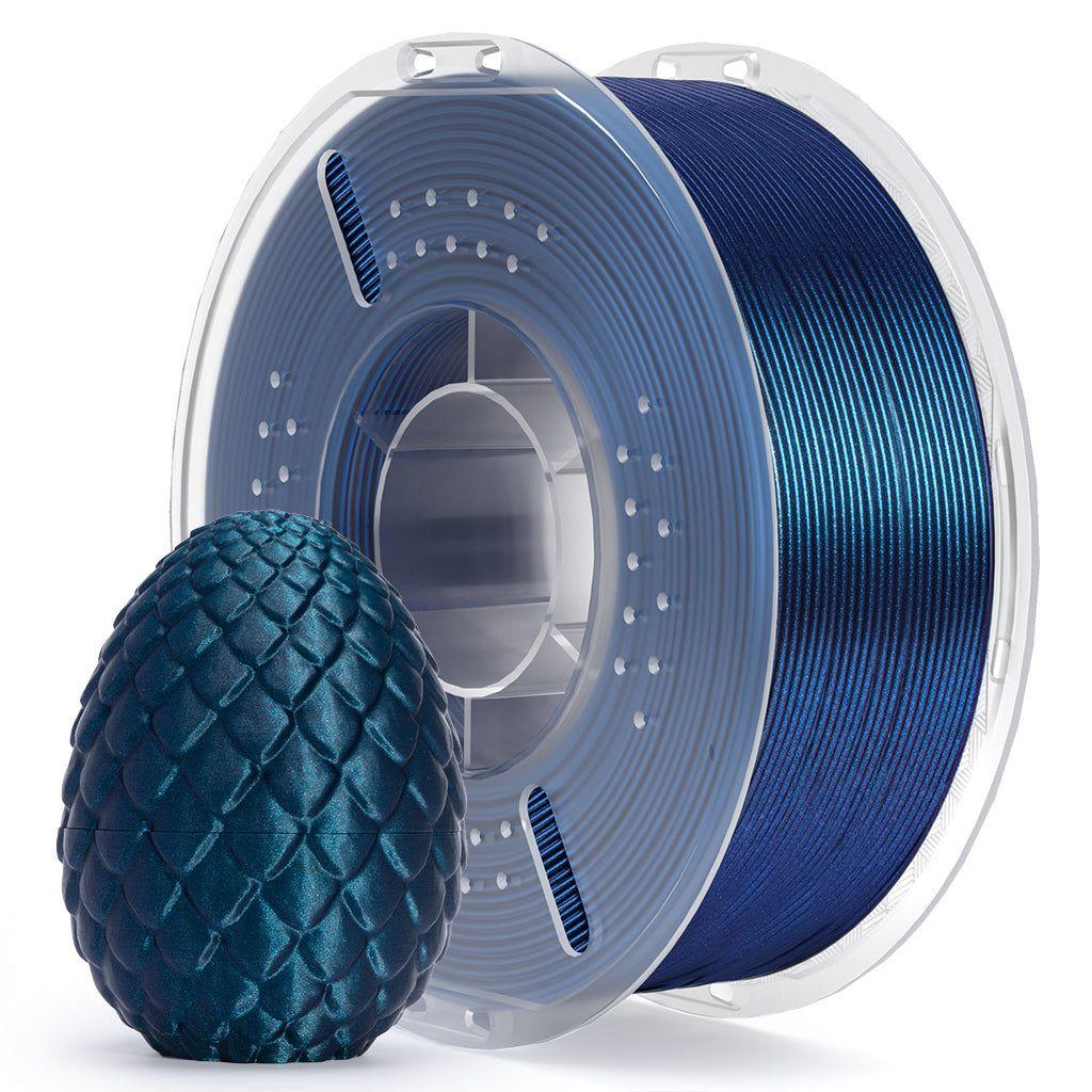 Galaxy PLA -Filament 1,75 mm farbig 1 kg - Galaxy Peacock Blue