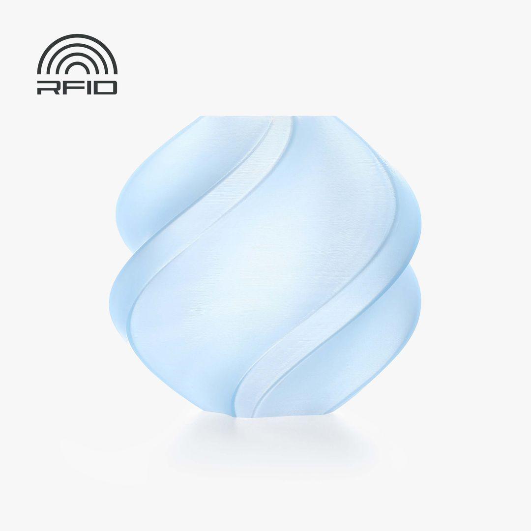 PLA Translucent - Filament with spool / 1 kg / Ice Blue (13610)