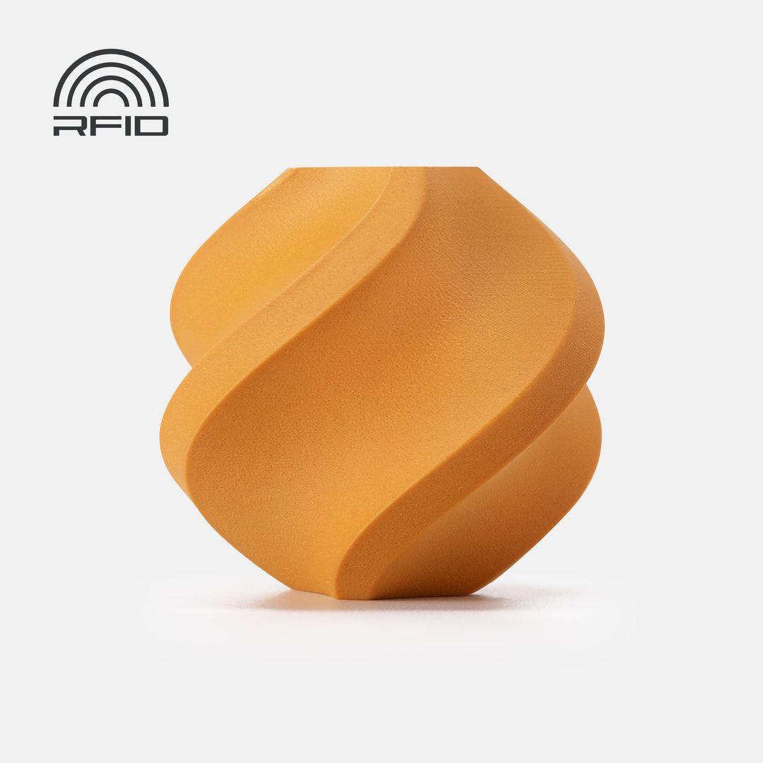 PLA Wood - Filament with spool / Ochre Yellow (13403) / 1 kg