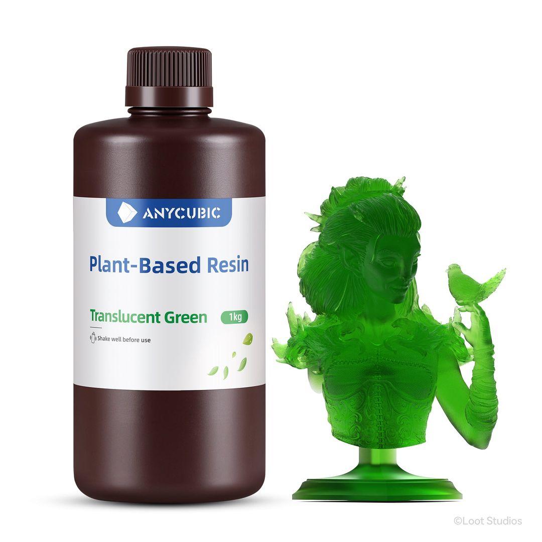 Pflanzenbasiertes UV Resin - 1KG / Transluzent Grün