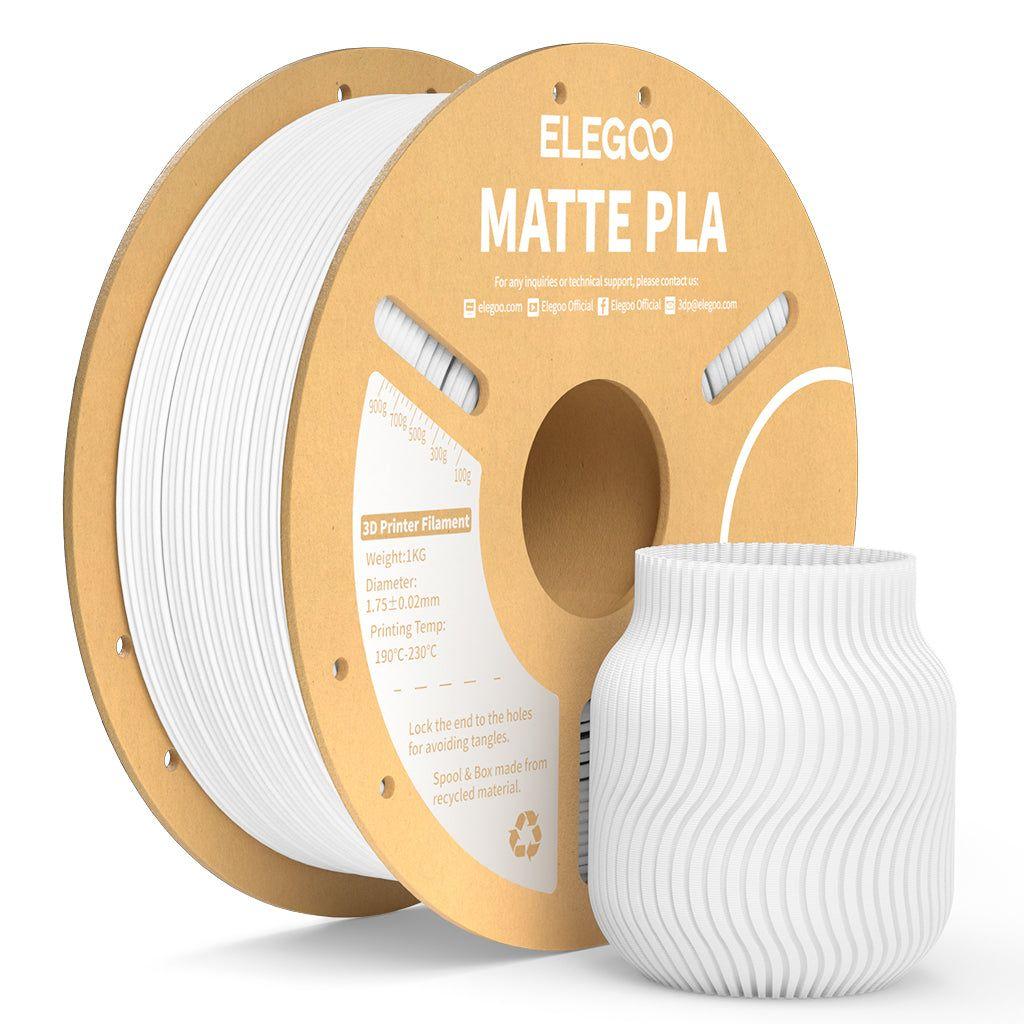 PLA Matte Filament 1,75 mm farbig 1 kg - Matte White