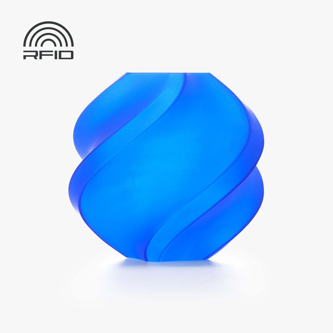 PLA Translucent - Filament with spool / 1 kg / Blue (13611)