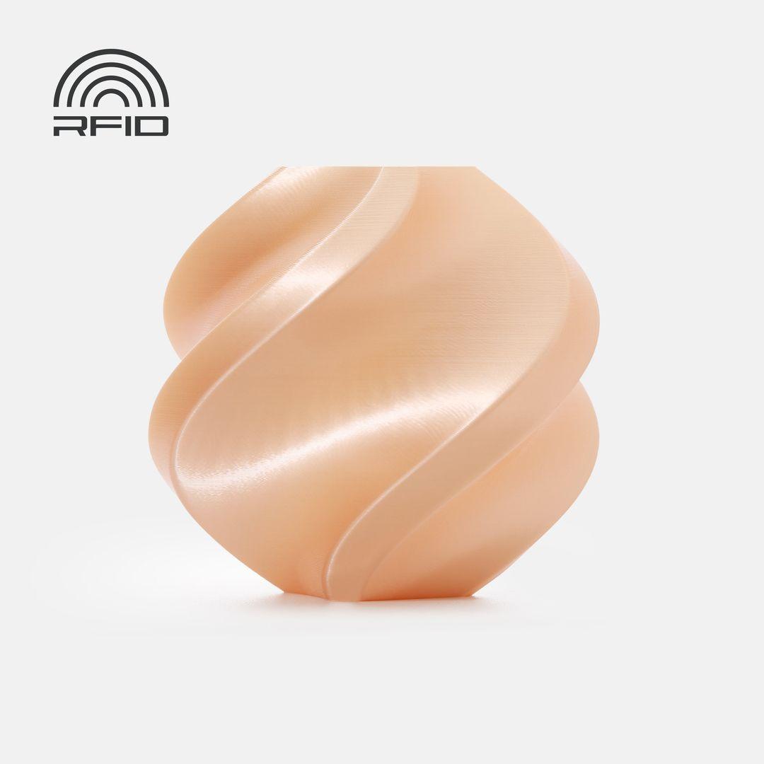 Bambulab PLA Silk+ Filament mit Spool 1kg Champagne