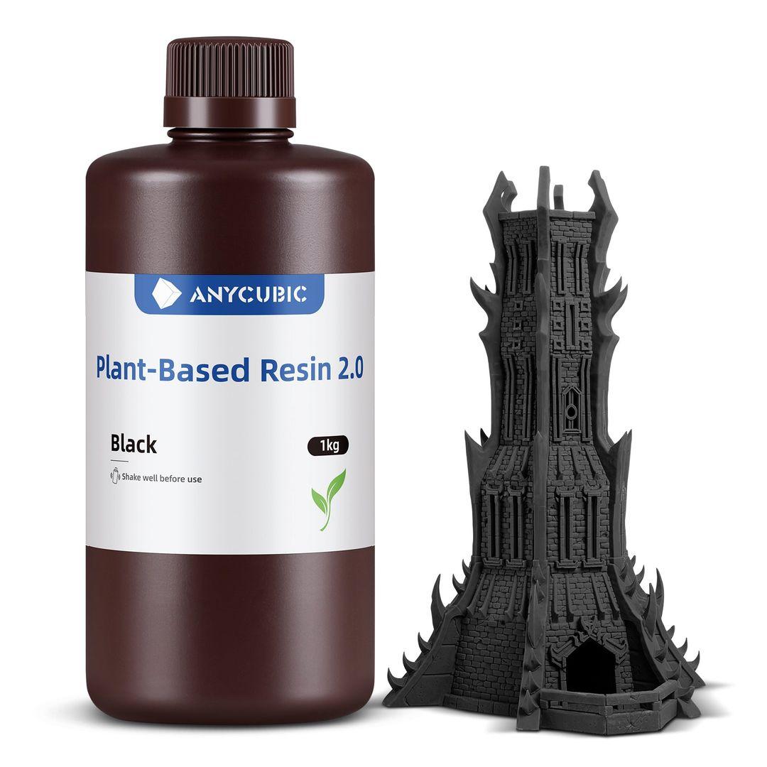 Anycubic Pflanzenbasiertes UV Resin Version 2.0 Schwarz 1KG