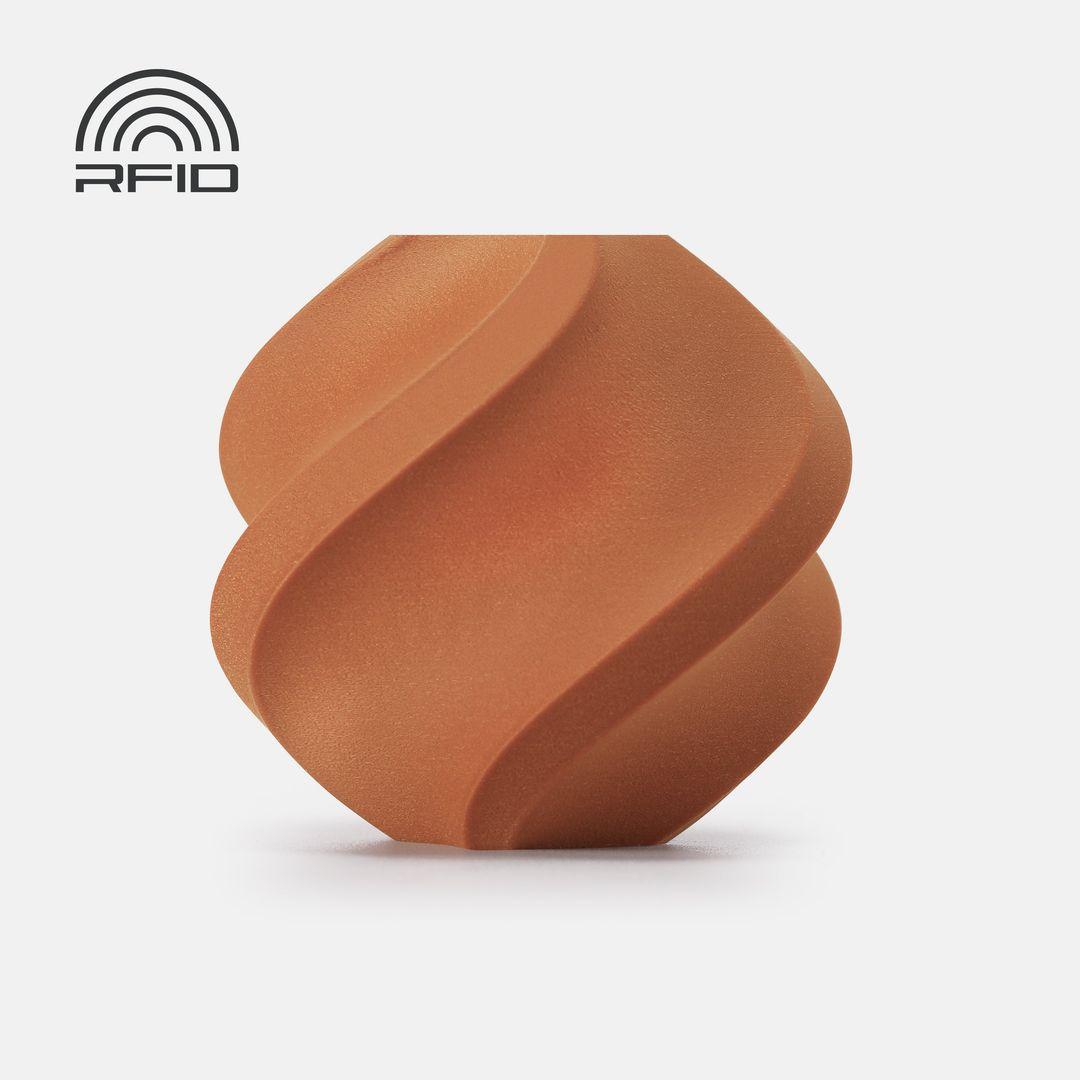 PLA Wood - Filament with spool / Clay Brown (13801) / 1 kg