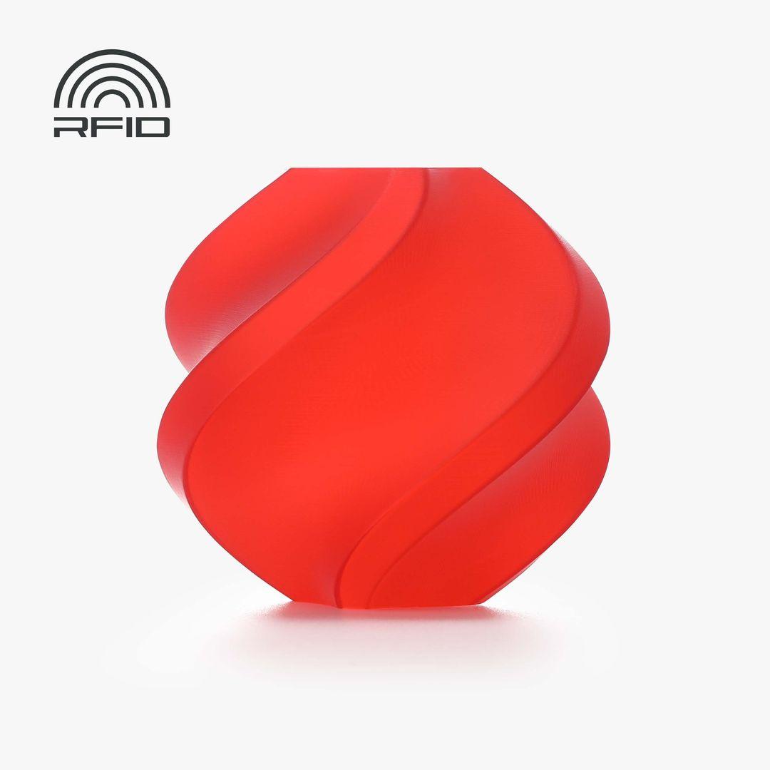 PLA Translucent - Filament with spool / 1 kg / Red (13210)